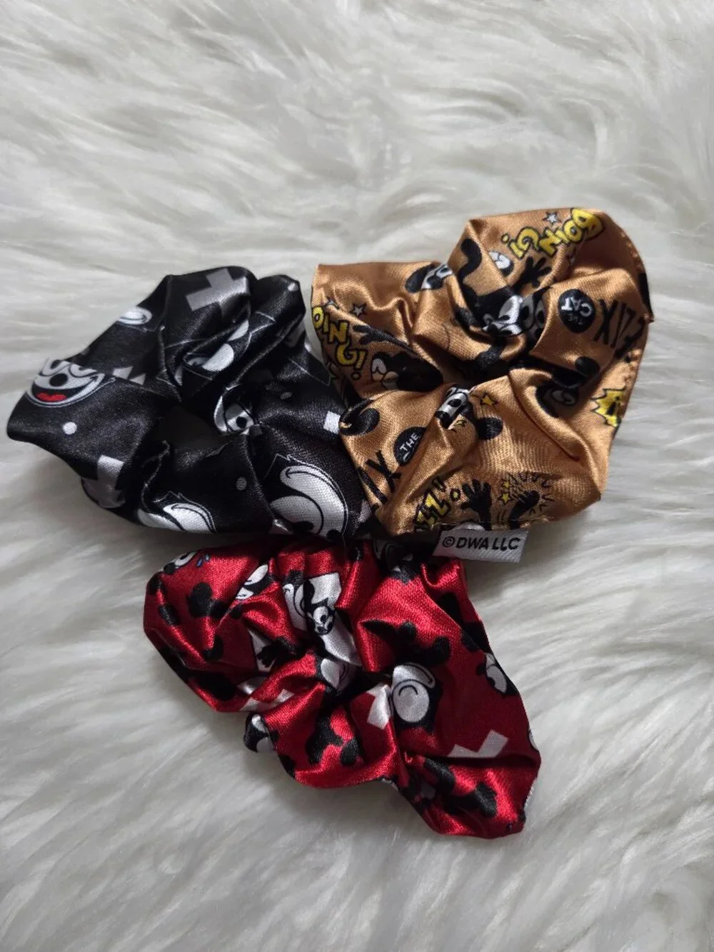 Felix the Cat Scrunchie Set